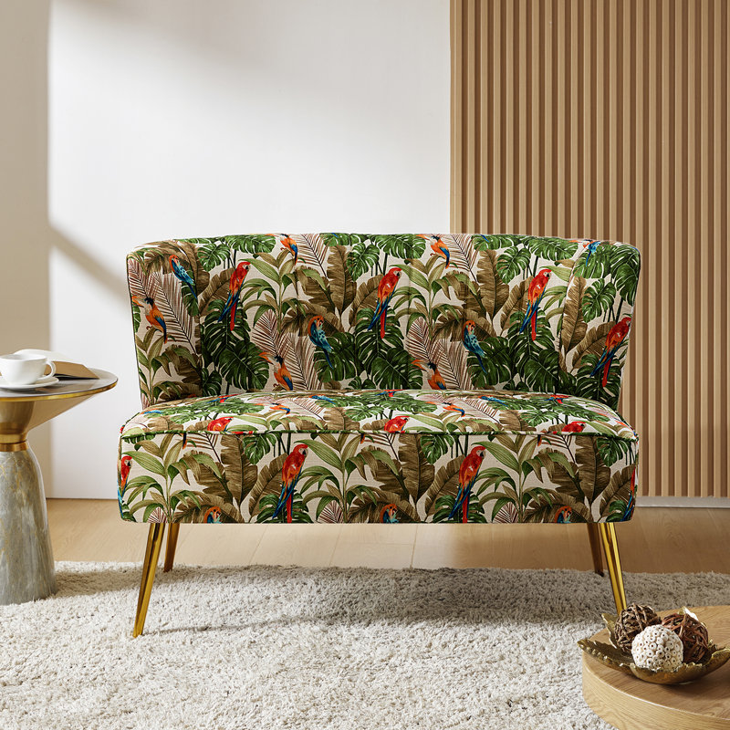 Biglerville 2 Seater Upholstered Loveseat, Green