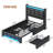 Bed Frames with Storage Headboard & 4 Drawers, LED Bed Frame with Charging Station, Upholstered Platform Bed,No Box Spring Needed-448931453-448390141