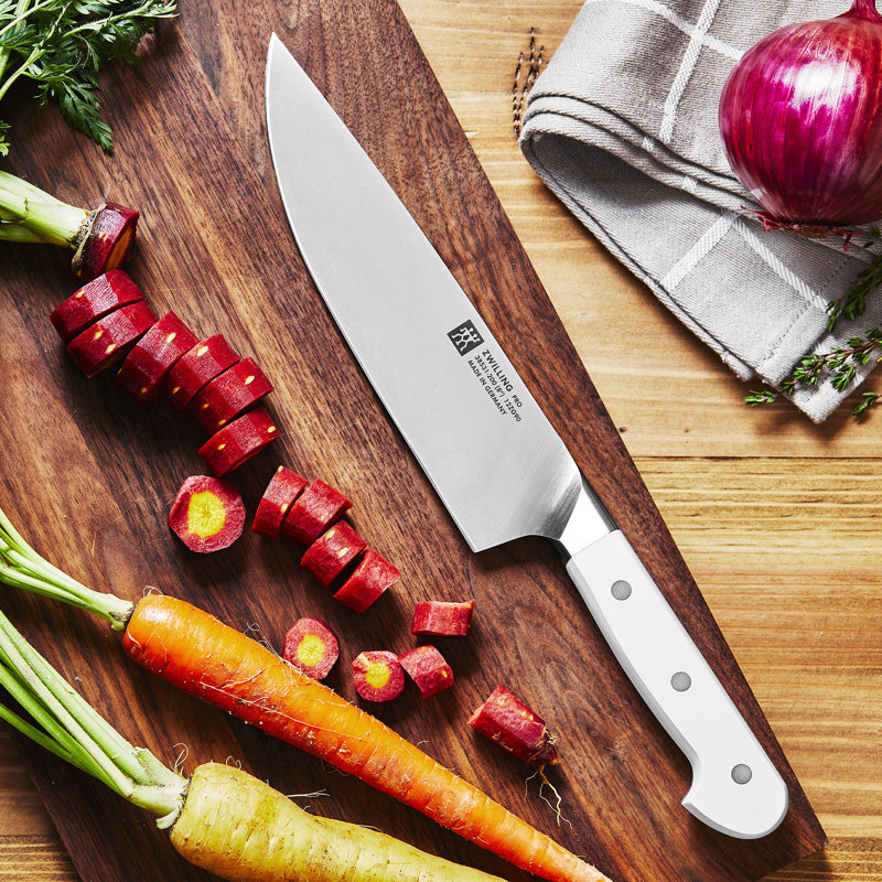 ZWILLING Pro Le Blanc 8-inch White Steel Chef's Knife