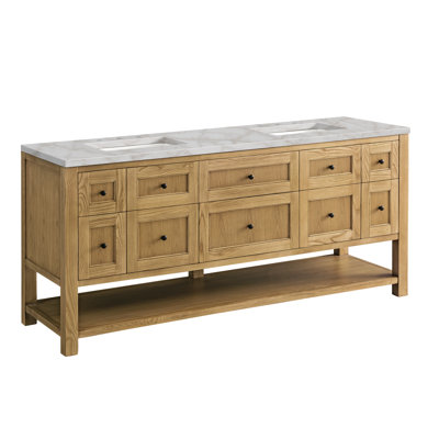 Breckenridge 72'' Double Bathroom Vanity with Top