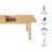 Alba Extendable Dining Table In Oak-117805940