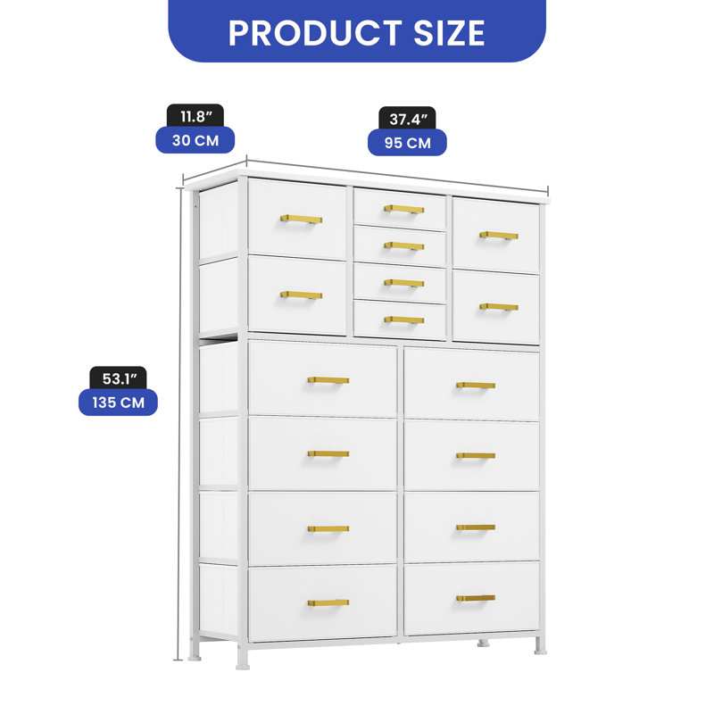 Commode 16 tiroirs Arae