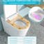 Toilette de bidet moderne et intelligente avec fonction - siège chauffant allongé, lavage à l'eau chaude, sécheuse, affichage à DEL, fonction avancée de nuit, chasse d'eau automatique