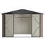 Remise de rangement Our porte avec conception de portes verrouillables-125847380-125847382