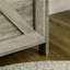 Coffre de rangement 30 "à thème gris avec charnière - Boîte à dessus relevable pour chambre à coucher, entrée, salon