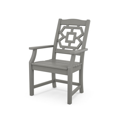 Chaise de salle à manger d'extérieur Chinoiserie