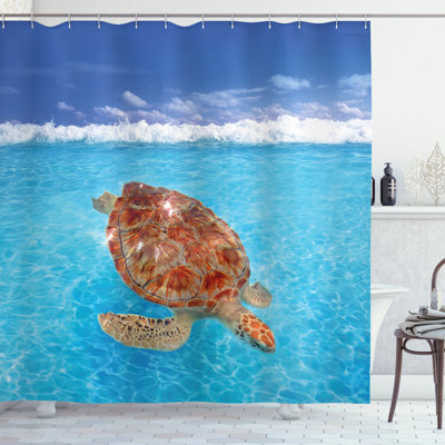 Shower Curtain with Hooks Included