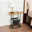 Petites tables d'appoint ovales en verre avec petit espace de rangement-1708632879-1708632864