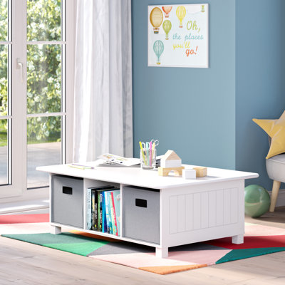 RiverRidge Kids Desk, Activity and Play Table with 6 Storage Cubbies
