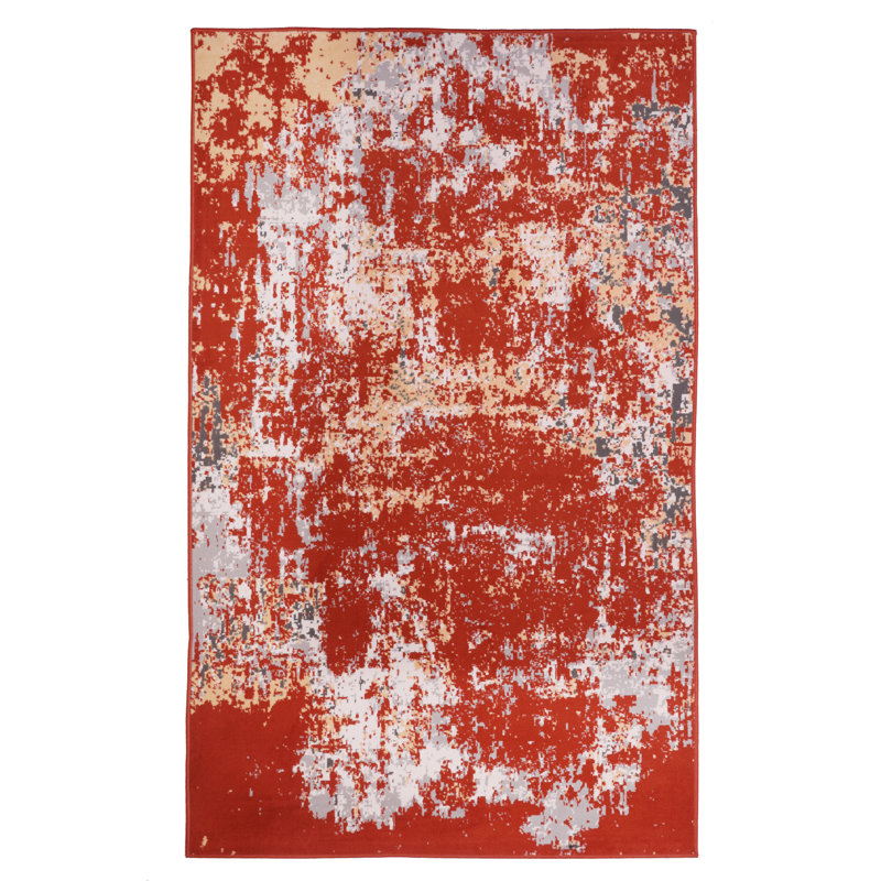 Abstract Indoor Rug, Rectangle 5' x 8'