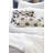 Housse de coussin lombaire rayée en coton Izzy