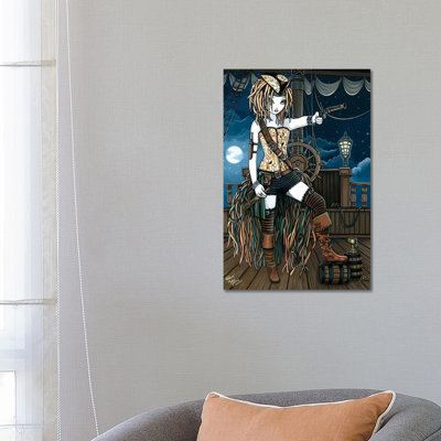 Helena 1 Piece Wrapped Canvas Wall Art
