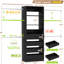 Système d'organisation 92-374 pouces avec 14 tiroirs et 14 supports à vêtements-1084064892