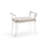 Entryway Muslin Upholstered Bench