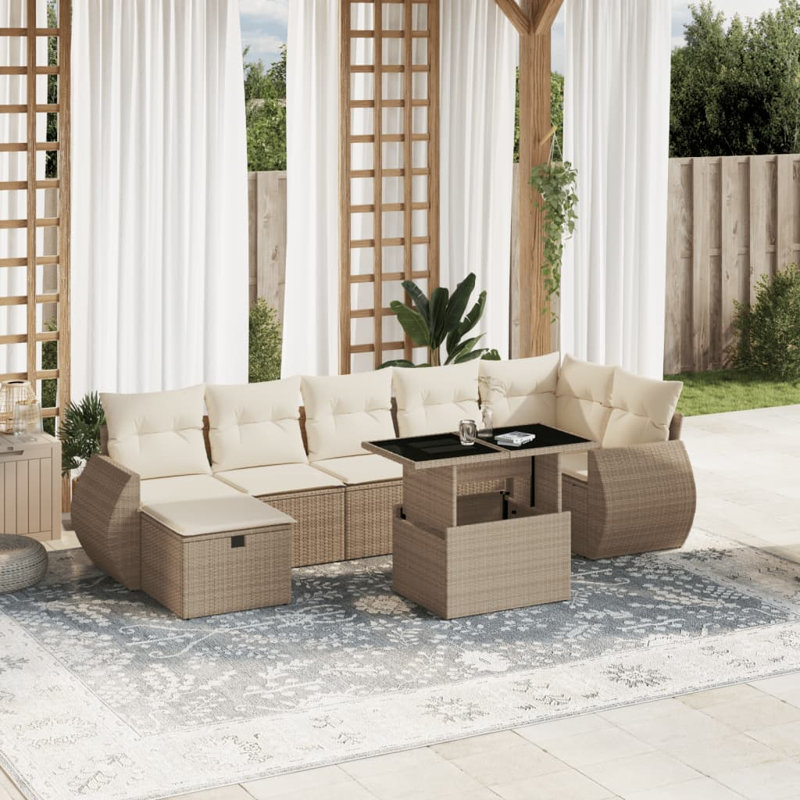 Ensemble de canapé de jardin Vidaxl
