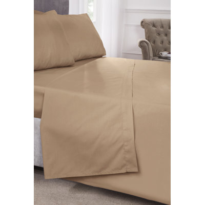 Percale Cotton Blend Percale Flat Sheet