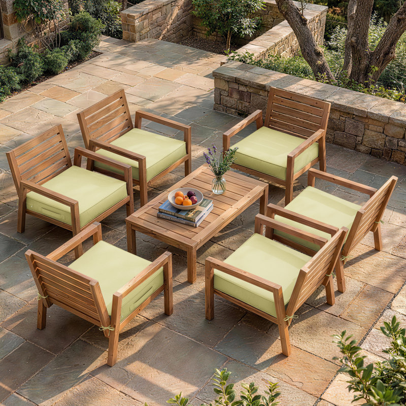 Outdoor Cushion Covers 22X22x3 Outdoor Seat Cushion Covers, Covers Only, 22" W x 22" D, Pastel Yellow