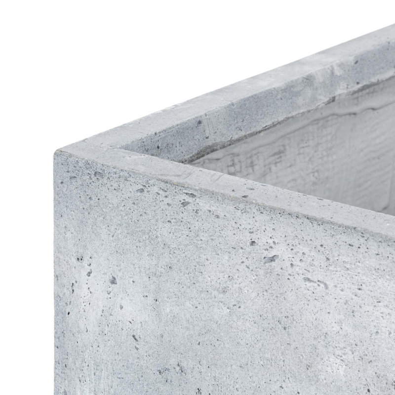 Blumfeldt Planter Box, 50cm H x 50cm W x 50cm D, Grey