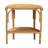 Bali & Pari Paisley Coastal Scallop Light Honey Rattan Console Table
