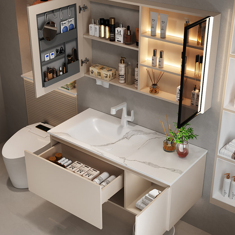 Armoire de salle de bain minimaliste de style italien