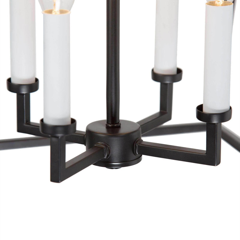 Lustre géométrique à 4 lumières à intensité variable Hollymead