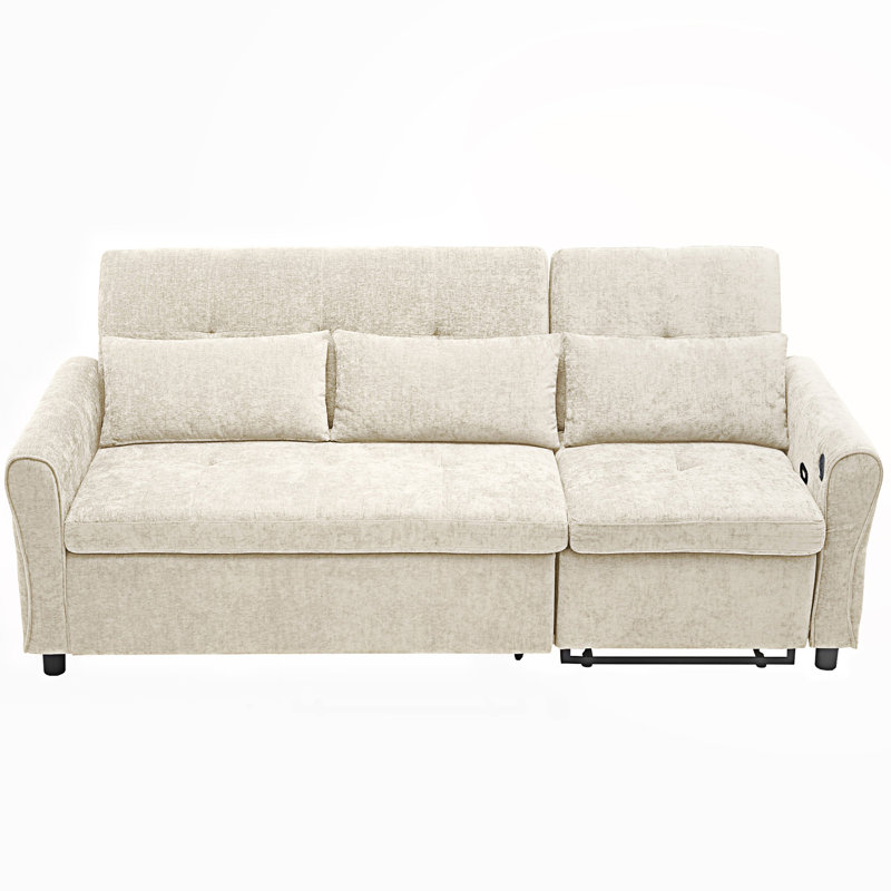 2-In-1 Sofa, Three-Seater Sofa With A Sofa Bed And A Reversible Recliner Sofa