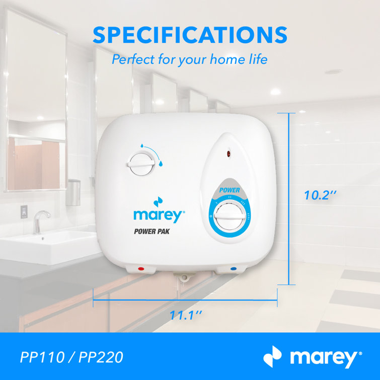 Marey 8.8kw/220 Volt 2 GPM Electric Tankless Water Heater | Wayfair