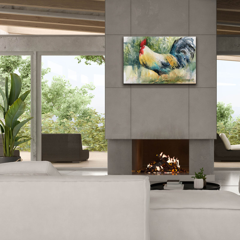 Art mural sur toile August Grove® «Sly Strutter» par Annelein Beukenkamp, H 26 po x l 40 po x P 1,5 po