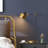 22.2 "metal gold reading desk lamp with matte black finish, featuring Nordic, modern, and minimalist design