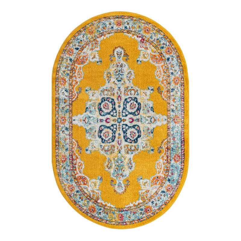 Armgard Oriental Indoor Rug, Oval 5' x 8'