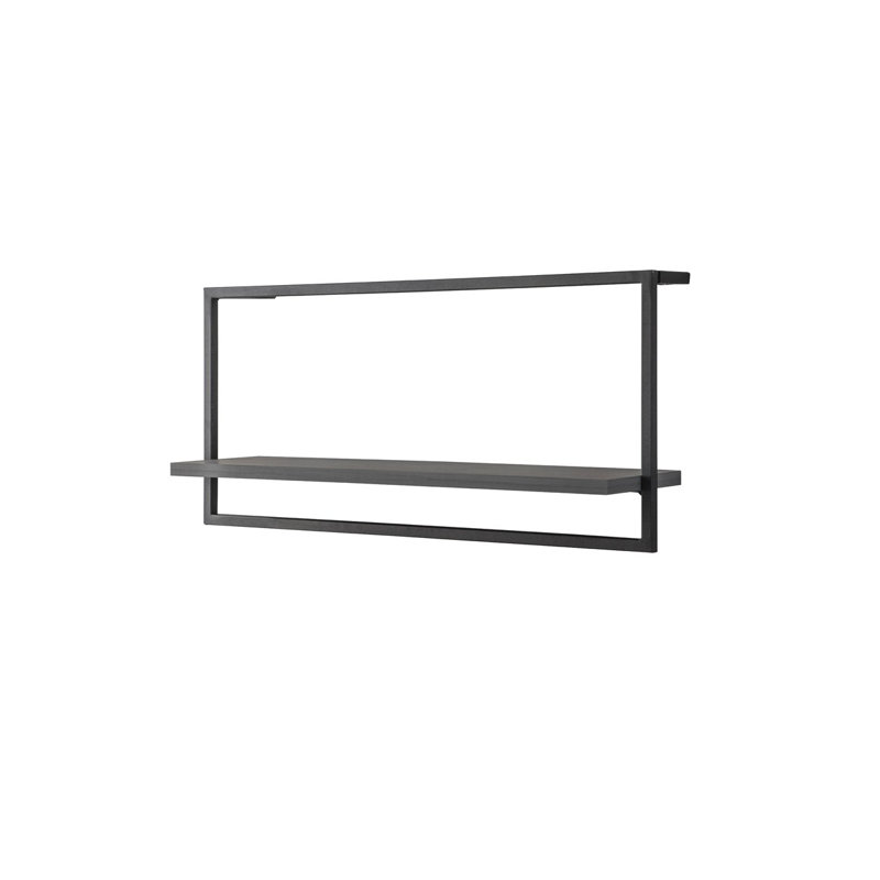 Locelso Floating Shelf, Black/Grey