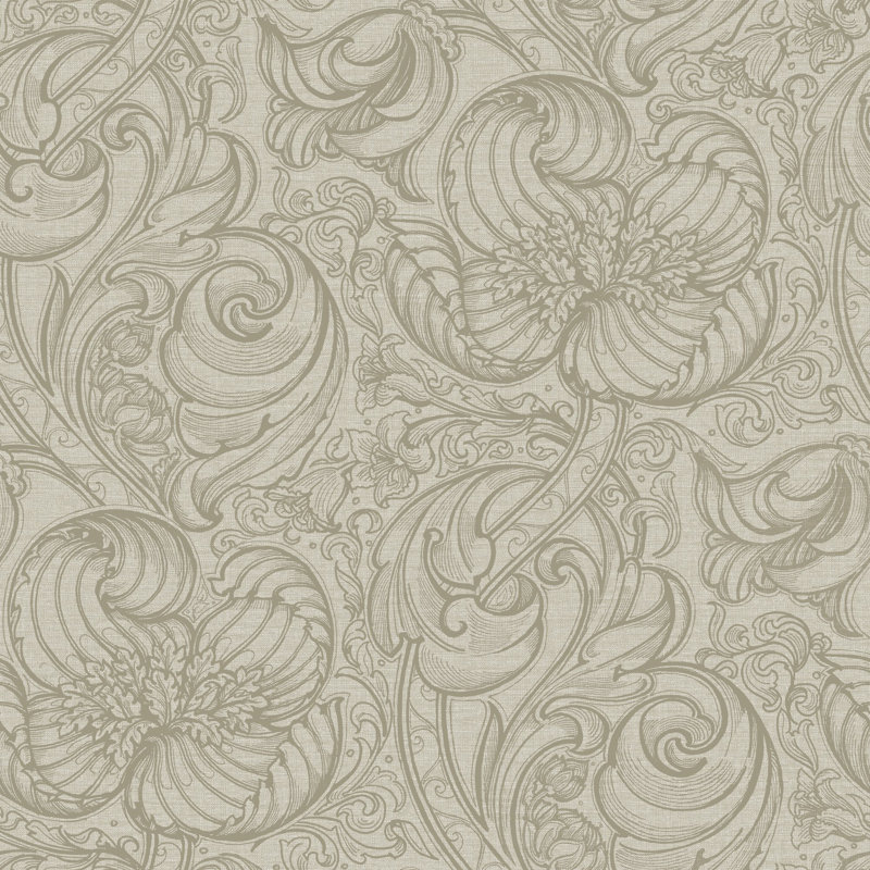 Llewelyn-Bowen Off The Wall Down the Dilly 3D Embossed, Beige