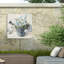 Toile d'extérieur Audun Danhui Nai «Garden Blooms II Blue Crop»-87945128