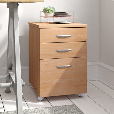 309.68cm Wide 3 -Drawer Mobile File Cabinet