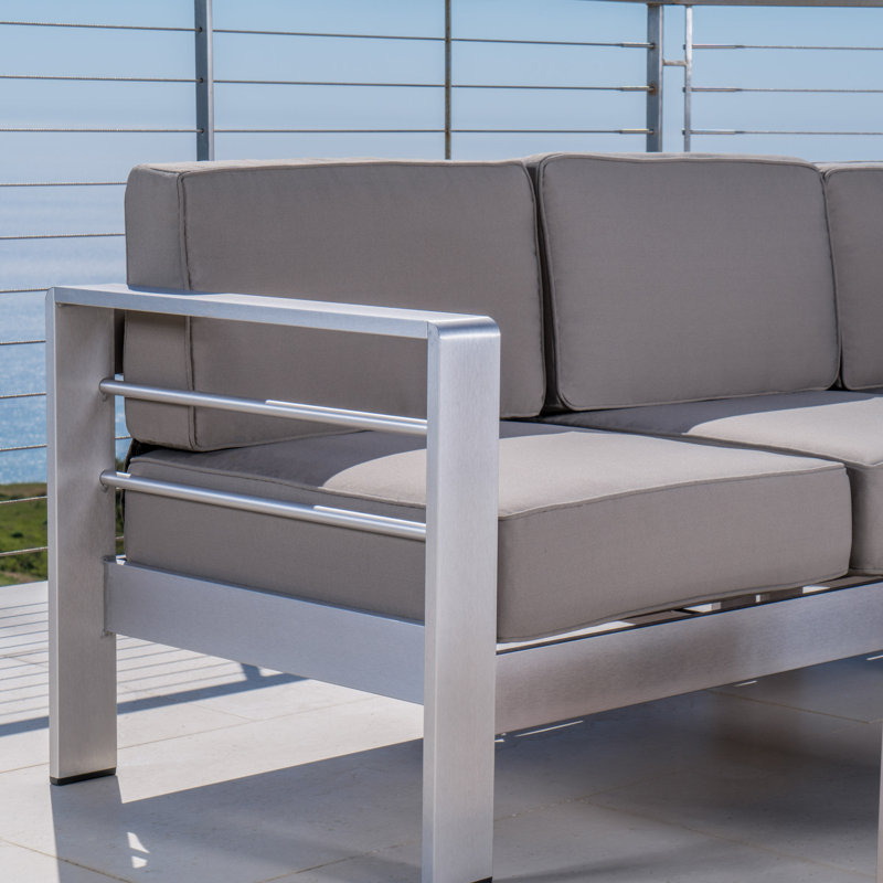Caggiano Wicker 13 - Person Patio Conversation Sets with Cushions