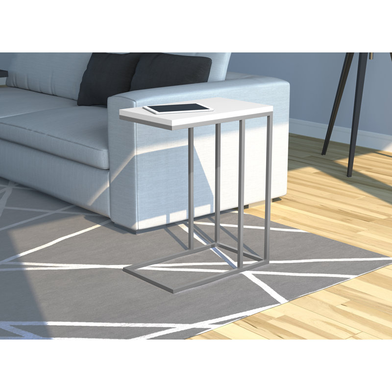 Cothern End Table, Silver, White