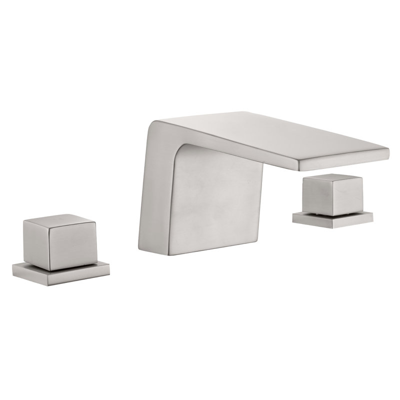 2 Handle Deck Roman Tub Faucet, Brushed Nickel