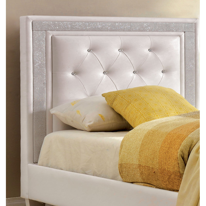 Lit plateforme Kings Point, Double, Blanc