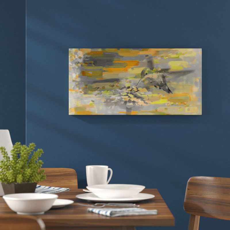 1 Piece Wrapped Canvas Painting, 45cm H x 91cm W