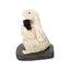 Porte-parapluie en résine de béton blanc mat - lapin adorable, l 13,87 po x P 13,87 po x H 16,1 po, convient à différentes tailles de poteaux, sans structure de base en forme de lapin sans assemblage, finition, blanc, poids de 51,74 lb,