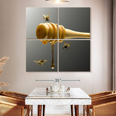 Brampt Honey Dipper And Bees