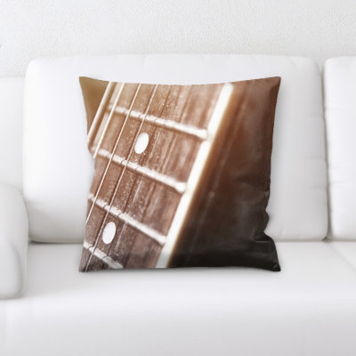 Coussin décoratif de guitare acoustique Jaylynn