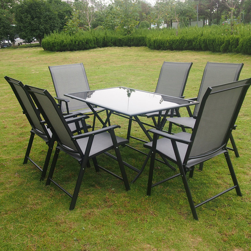 7- Pieces 6 -Person Outdoor Table Set