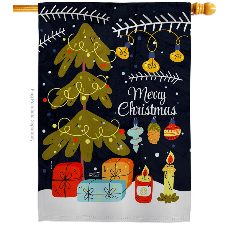 Drapeau de maison à 2 côtés en polyester 40 po x 28 po