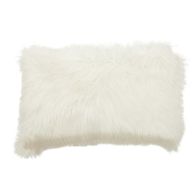 Adebare Rectangular Lumbar Cushion, Cream