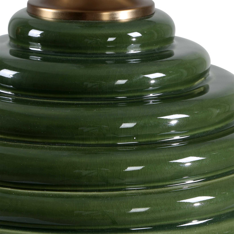Lampe de table vert foncé Nilsa Mckay