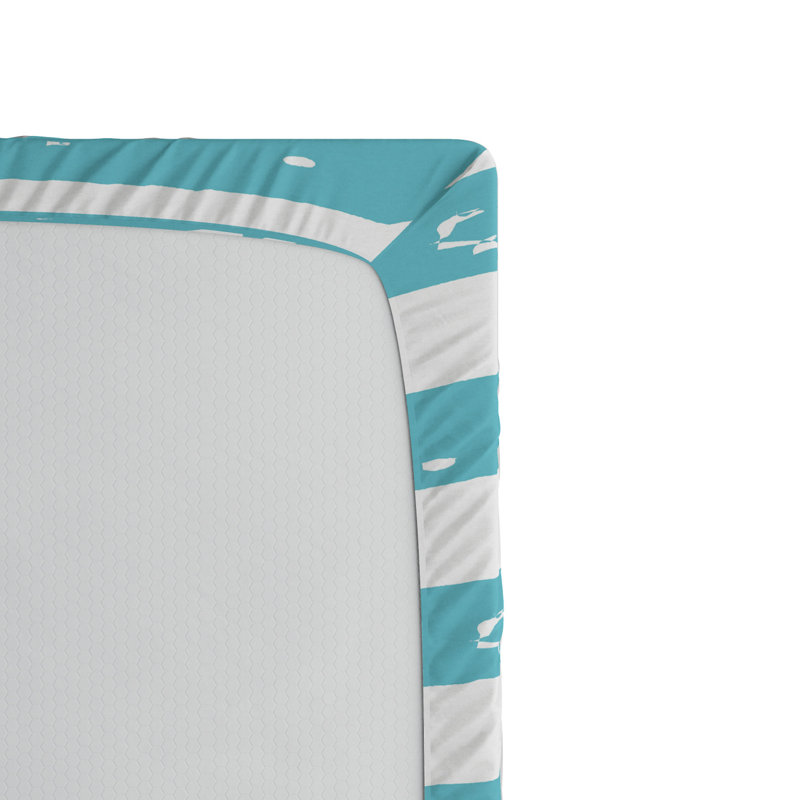 Microfiber Striped Fitted Sheet, Full Fitted Sheet