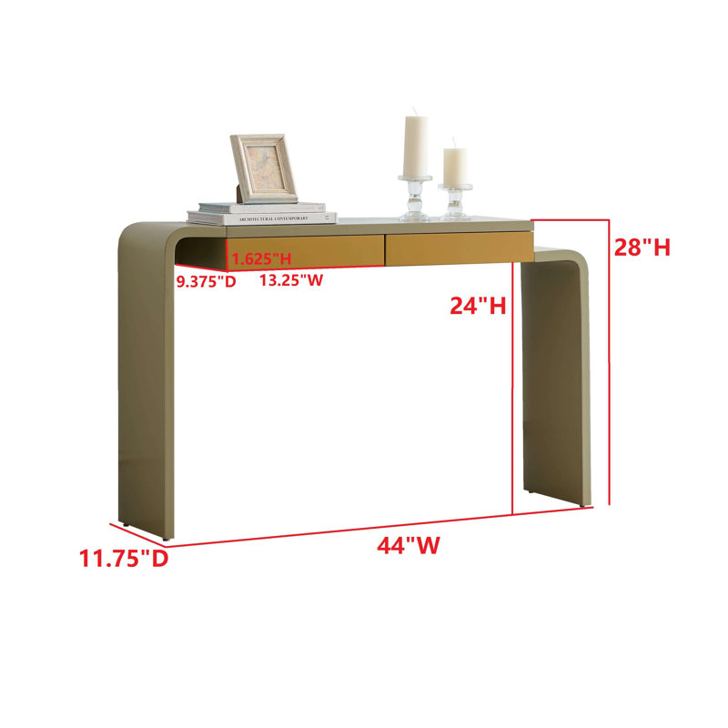Console Table, Lemon Pepper/Honey Mustard