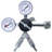 Kegco Stainless Steel Dual Tap Conversion Kit with Adjustable Temperature