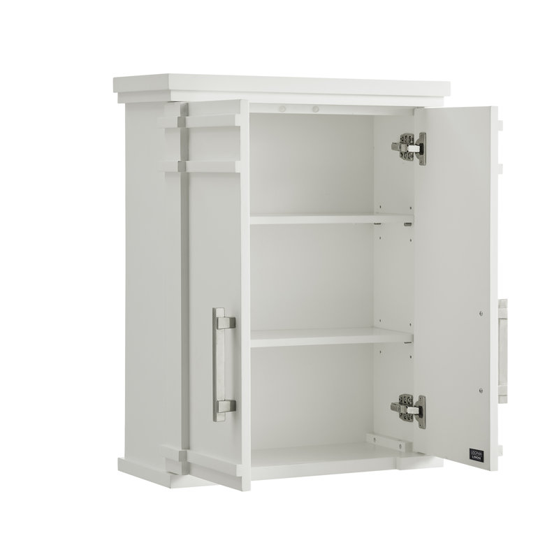 Armoire murale blanche Frank Lloyd Wright USONIA® Harmony 24, Blanc